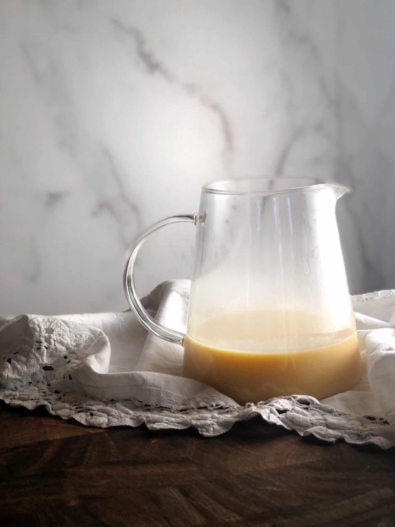 Condensed Milk Vanilla Sauce • Keeping It Simple Blog