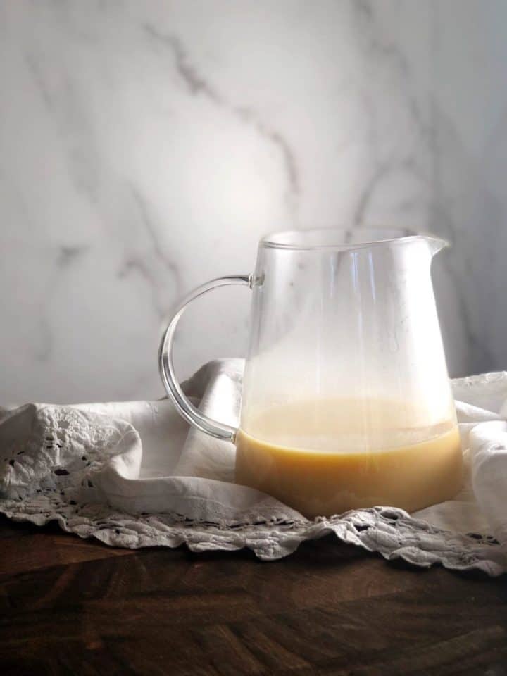 Condensed Milk Vanilla Sauce • Keeping It Simple Blog