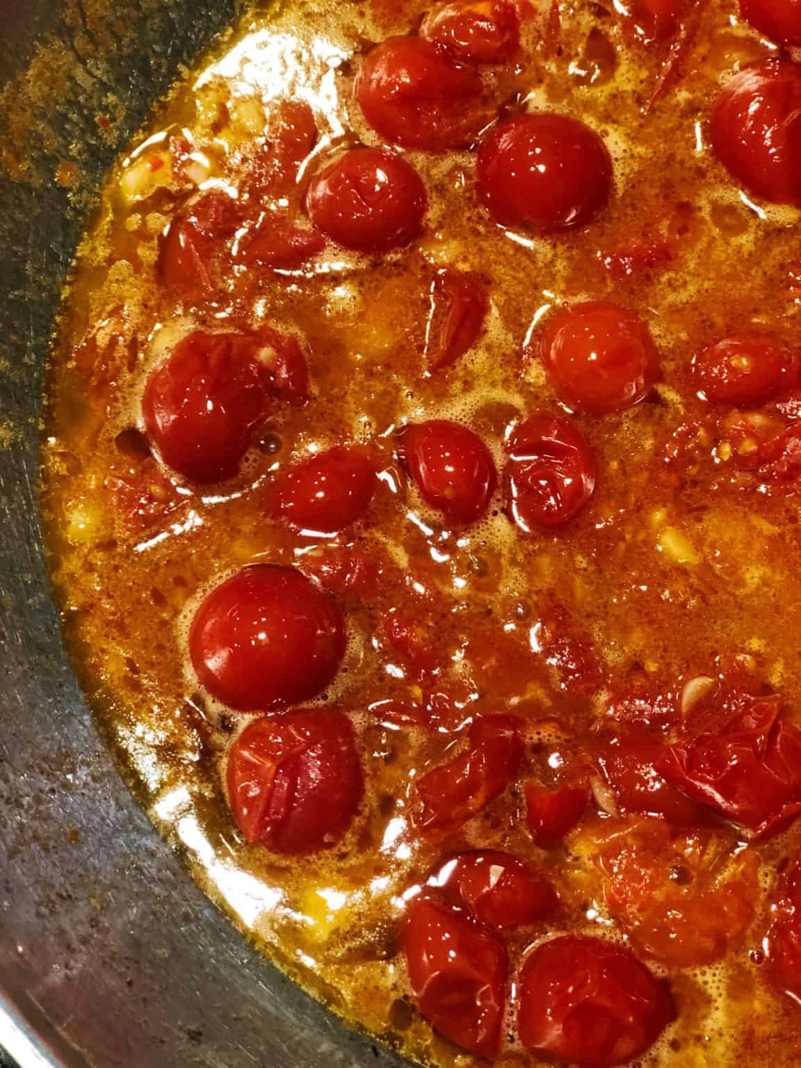 Easy Cherry Tomato And Garlic Pasta • Keeping It Simple Blog