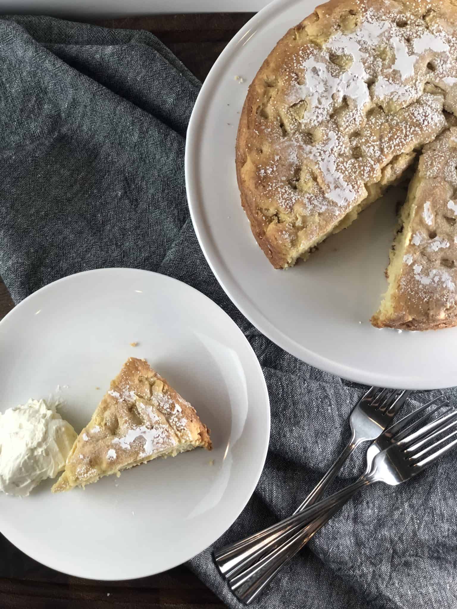 Rustic Italian Apple Cake • Keeping It Simple Blog