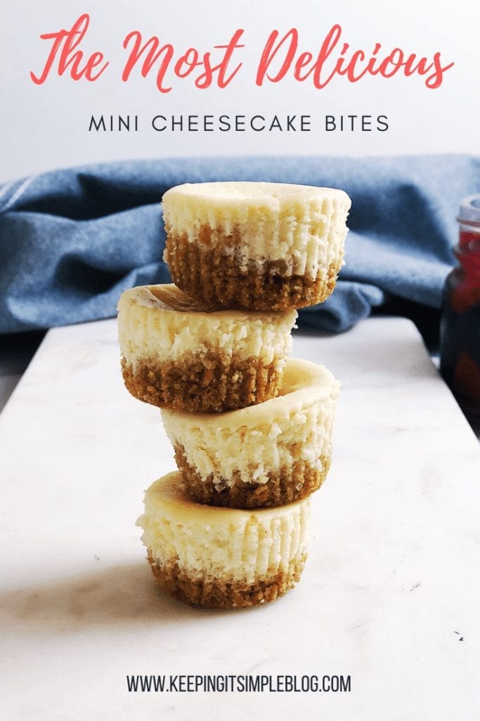 easy mini cheesecake bites