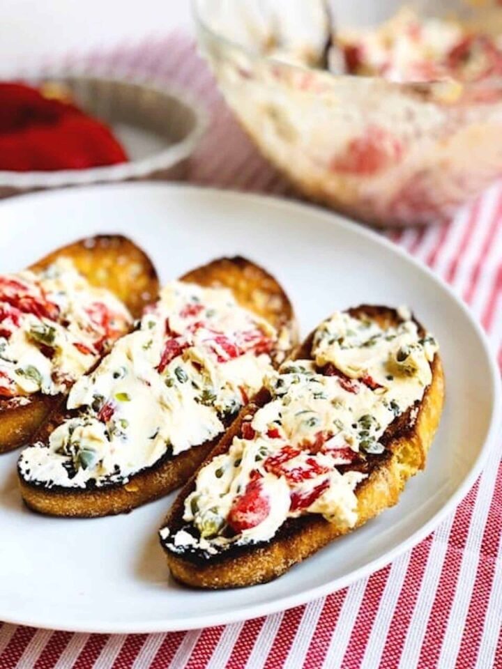The Best Goat Cheese Crostini • Keeping It Simple Blog