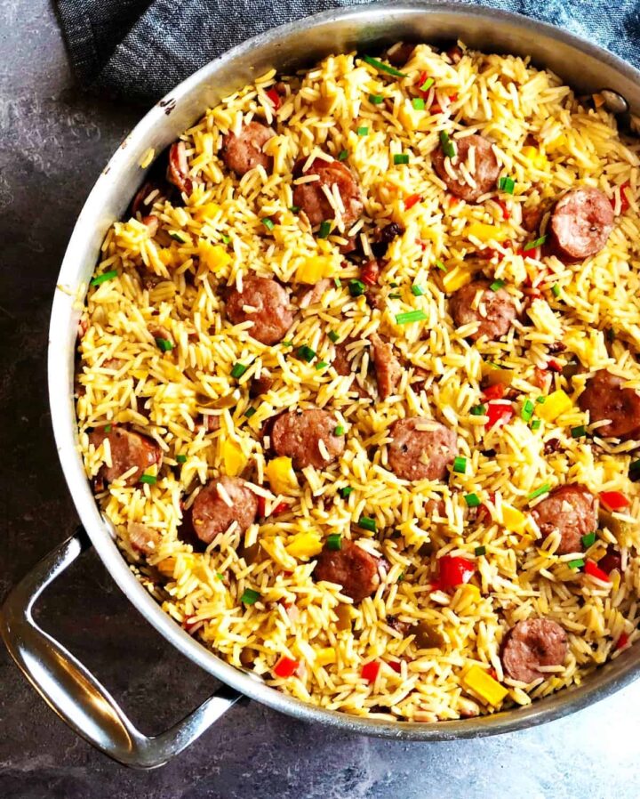 Easy Sausage Jambalaya • Keeping It Simple Blog