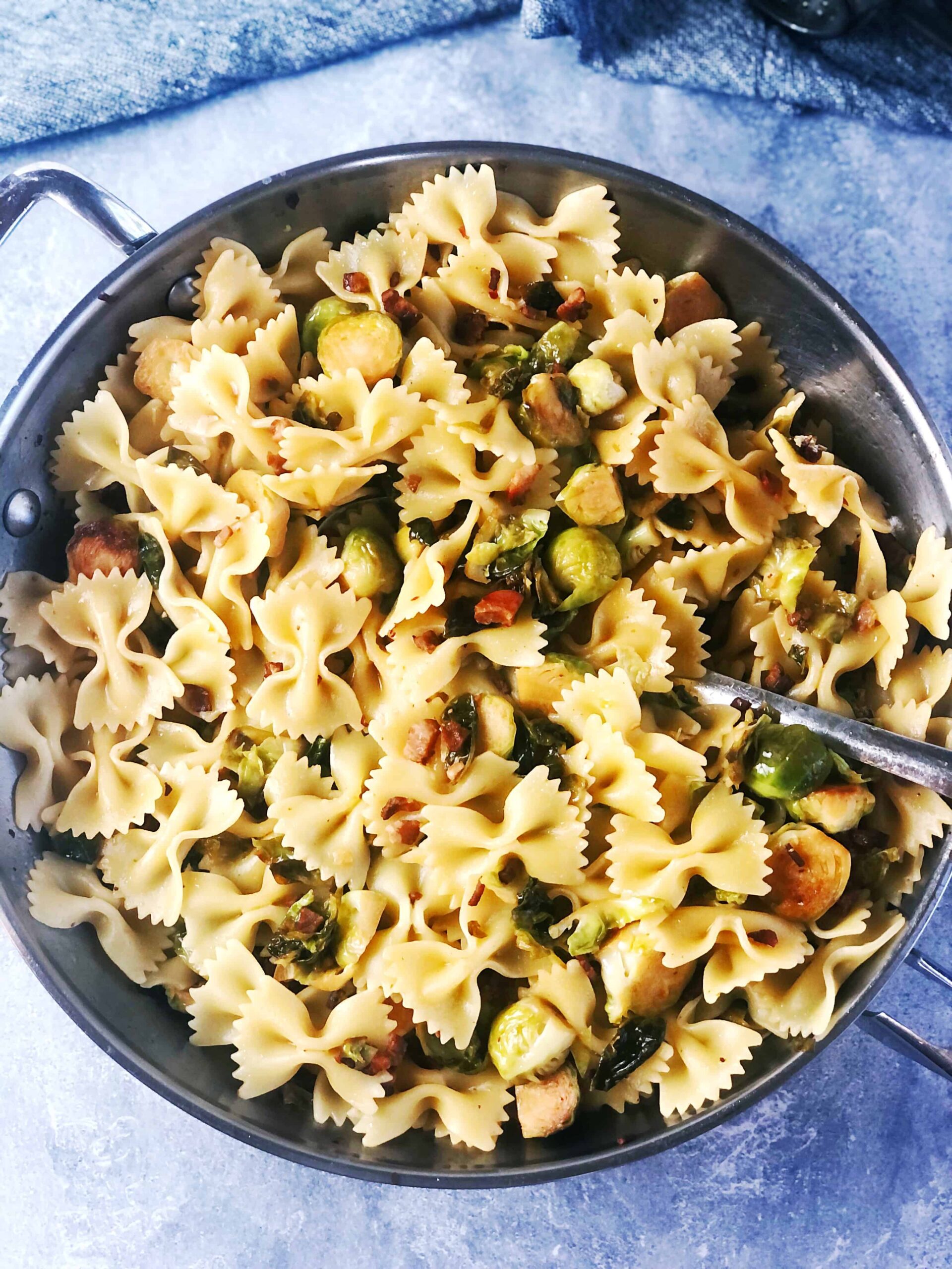 Quick Pasta With Brussels Sprouts And Pancetta • Keeping It Simple Blog