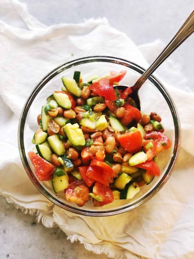 Easy Pinto Bean Salad • Keeping It Simple Blog