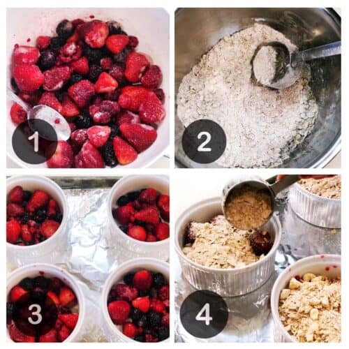 Mixed Berry Crisp (with Frozen Berries) • Keeping It Simple Blog