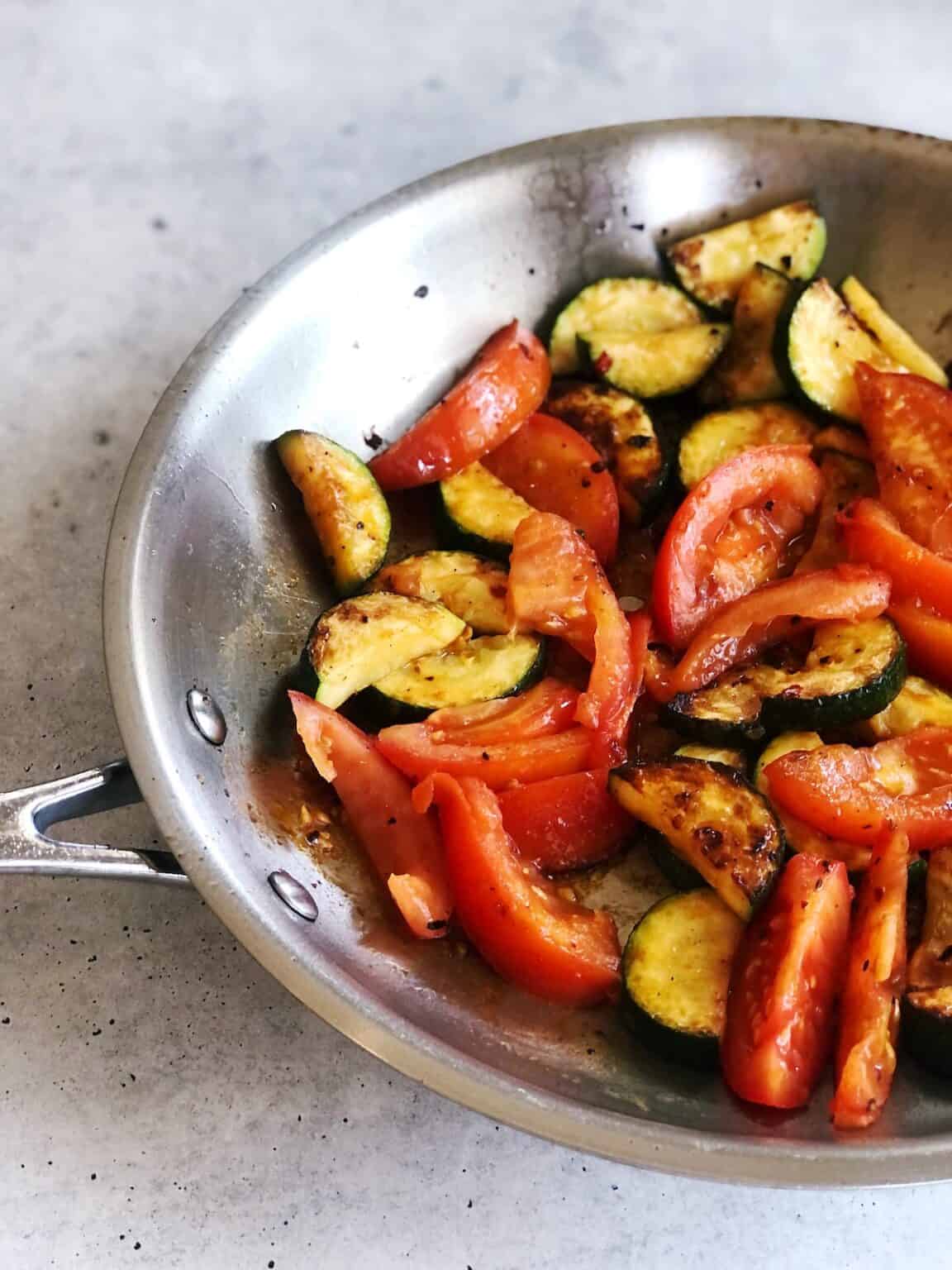 Perfectly Cooked Zucchini and Tomatoes • Keeping It Simple Blog