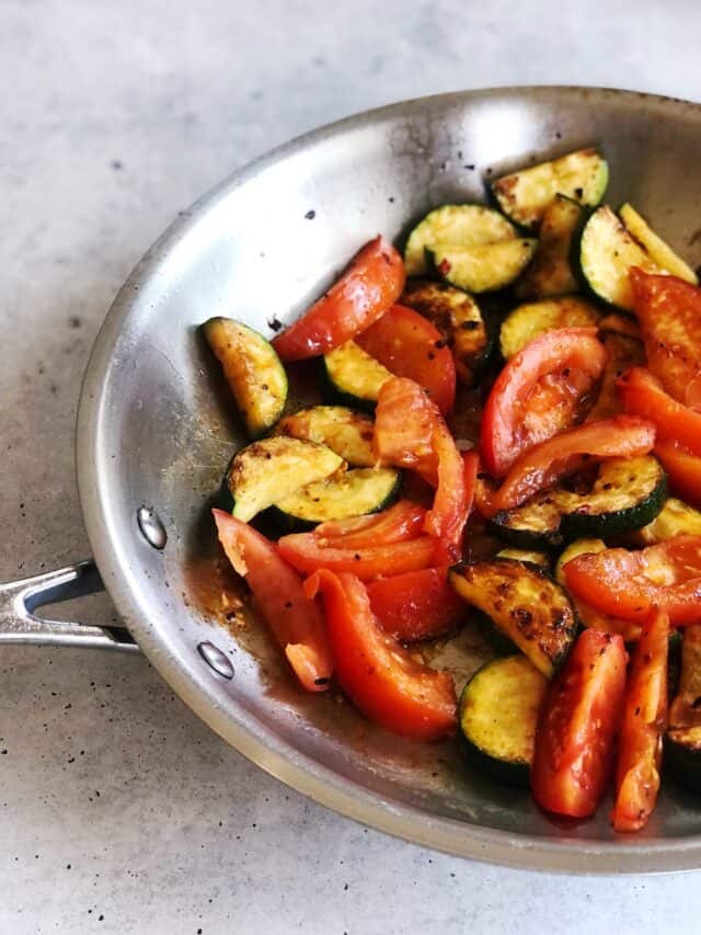 Perfectly Cooked Zucchini and Tomatoes • Keeping It Simple Blog