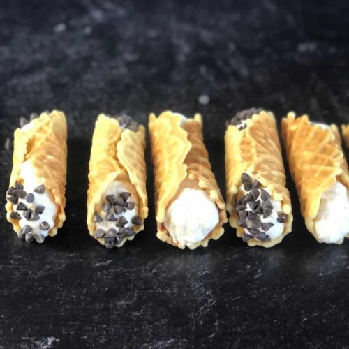 Pizzelle Cannoli Easy Italian Cannoli • Keeping It Simple Blog