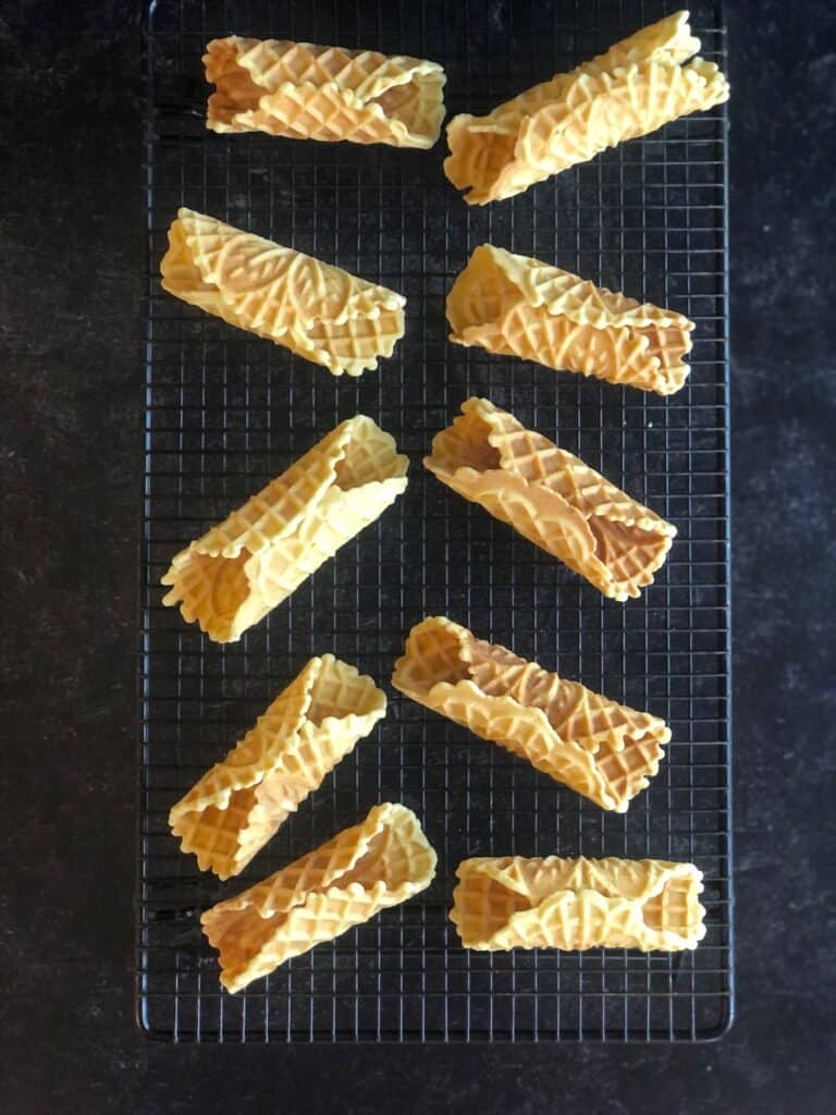 Pizzelle Cannoli Easy Italian Cannoli • Keeping It Simple Blog