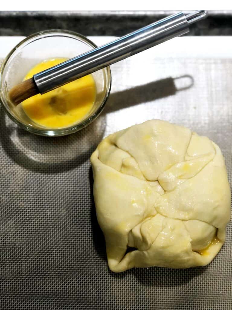 Baked Brie en Croute with Jam • Keeping It Simple Blog