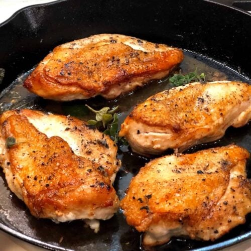 The Best Cast Iron Chicken Breast • Keeping It Simple Blog