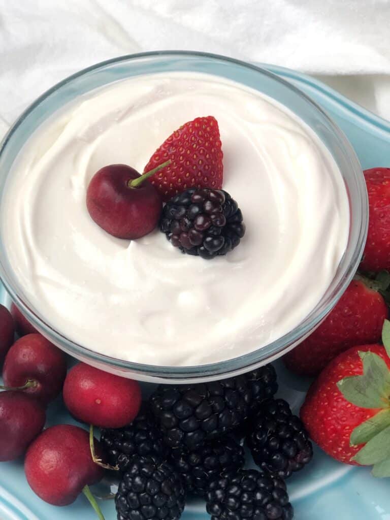 Cottage Cheese Dip with Honey • Keeping It Simple Blog