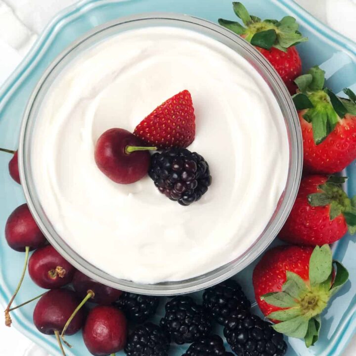 Cottage Cheese Dip with Honey • Keeping It Simple Blog