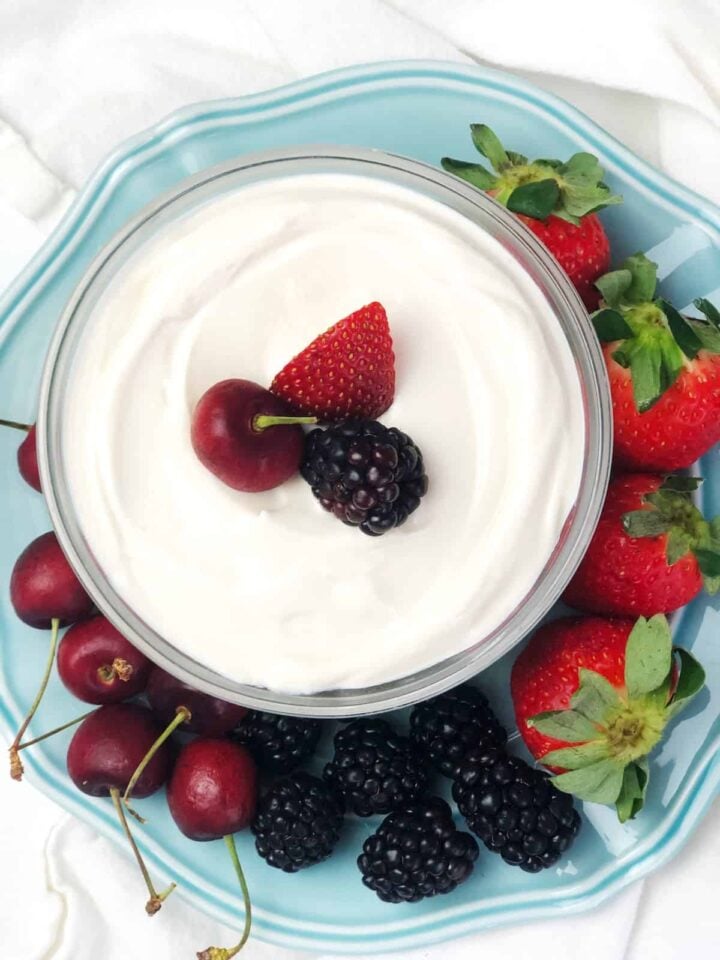 Cottage Cheese Dip with Honey • Keeping It Simple Blog