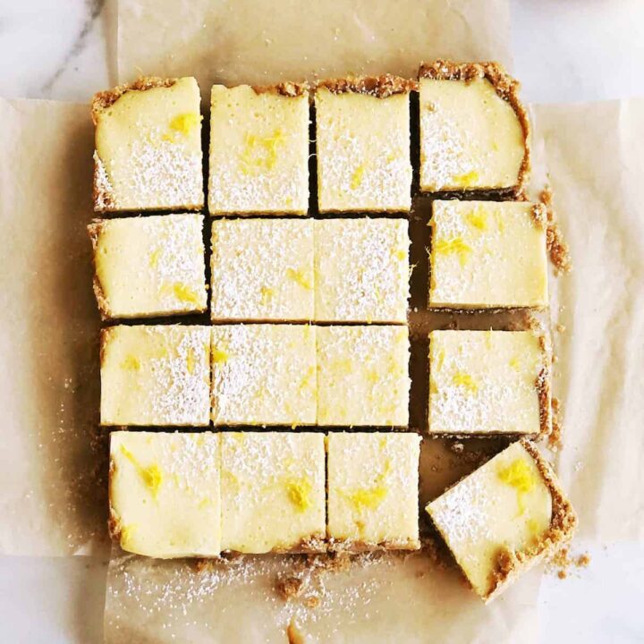 Easy Creamy Lemon Bars • Keeping It Simple Blog