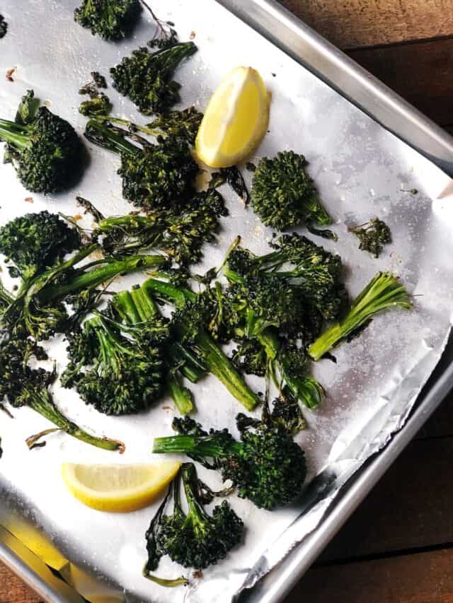 Simple Roasted Tenderstem Broccoli (Broccolini) • Keeping It Simple Blog