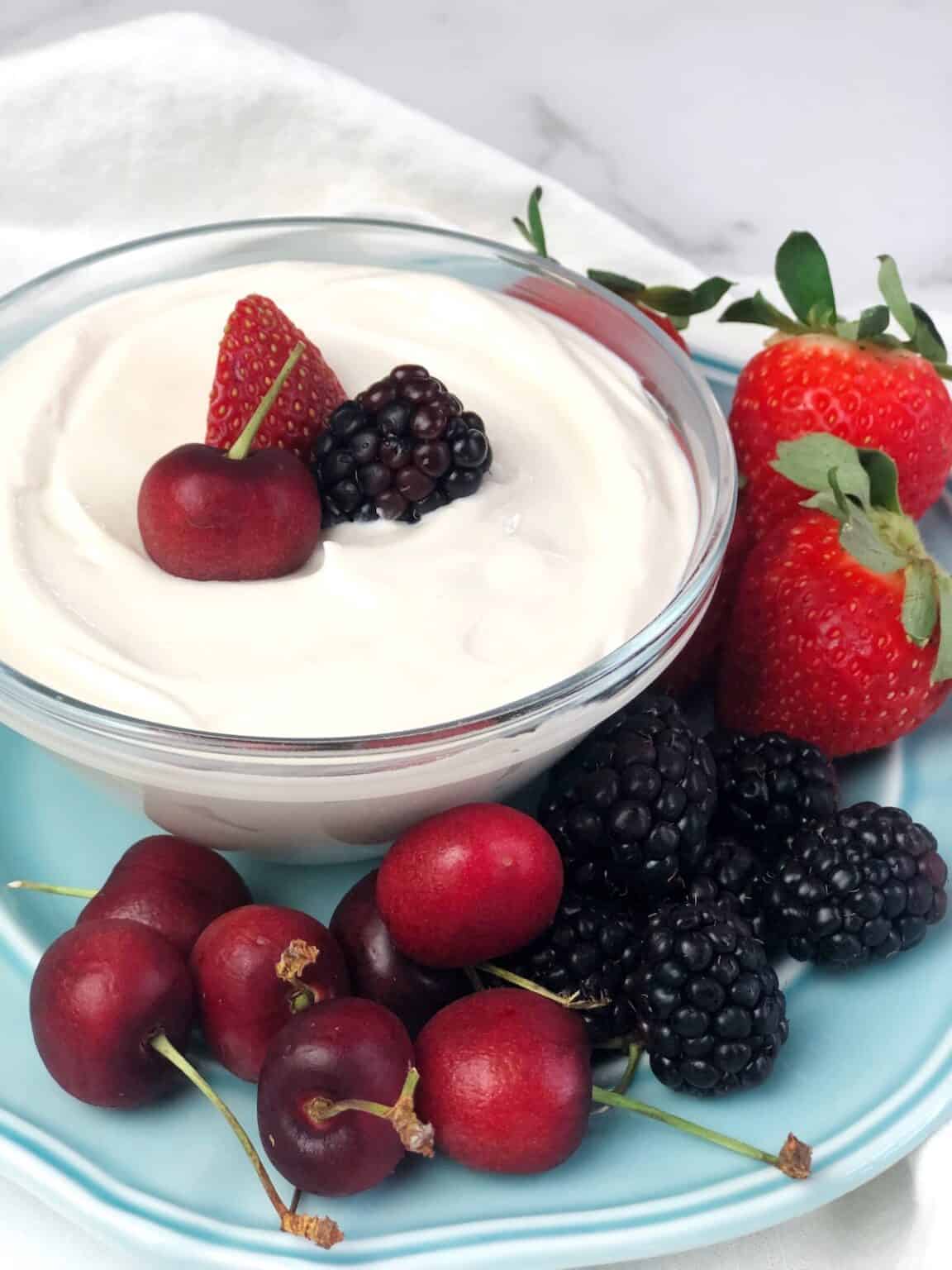 Cottage Cheese Dip with Honey • Keeping It Simple Blog