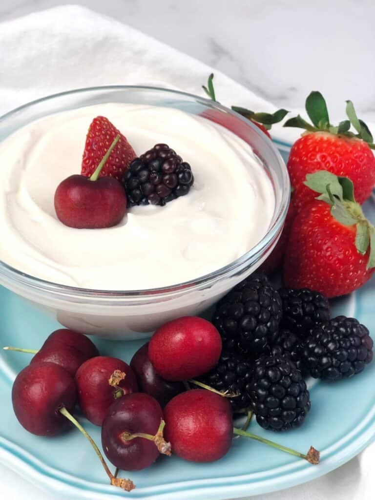 Cottage Cheese Dip with Honey • Keeping It Simple Blog