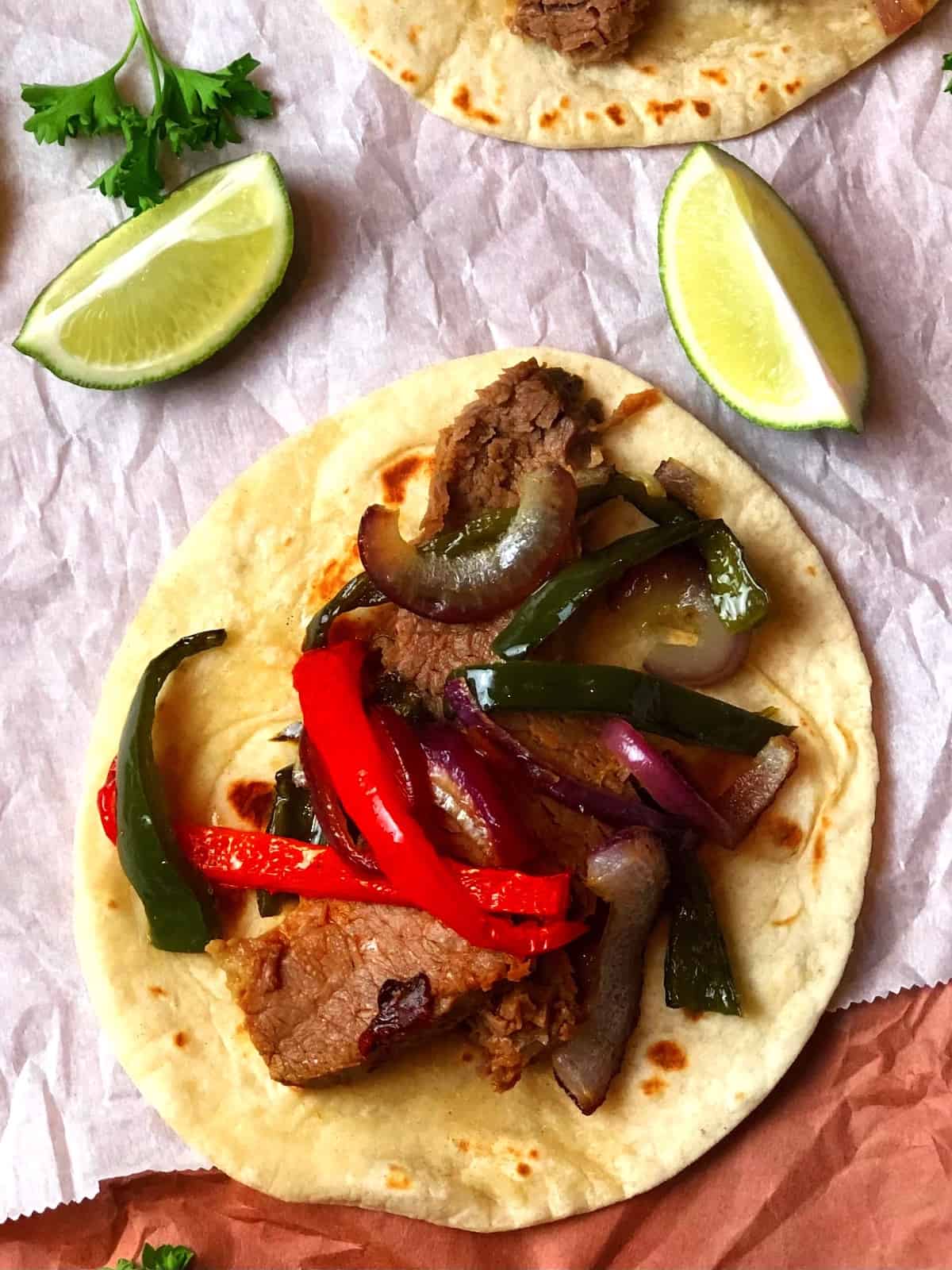 brisket tacos from leftovers