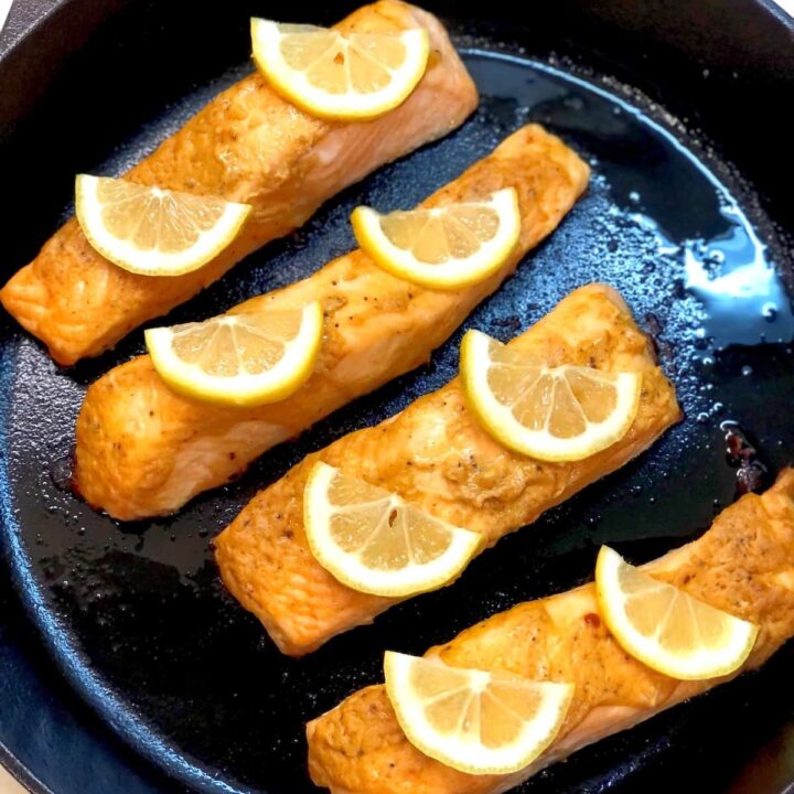 Oven Baked Salmon in Cast Iron • Keeping It Simple Blog