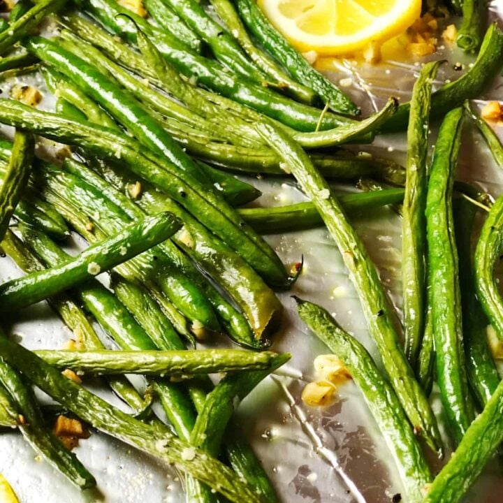 Garlic Roasted Green Beans • Keeping It Simple Blog