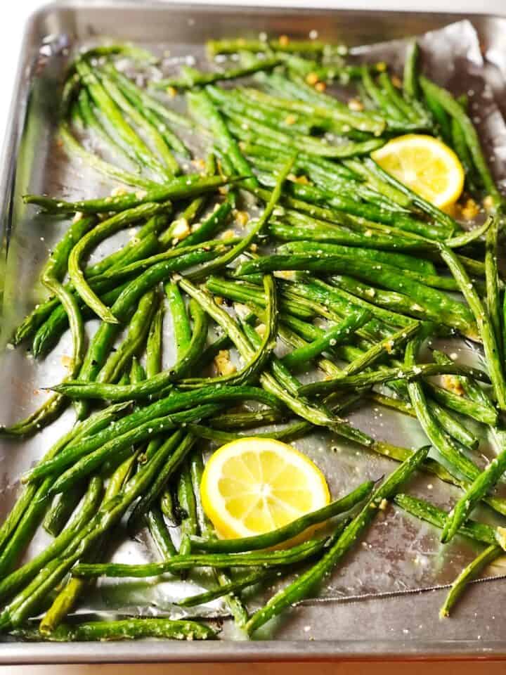 Garlic Roasted Green Beans • Keeping It Simple Blog
