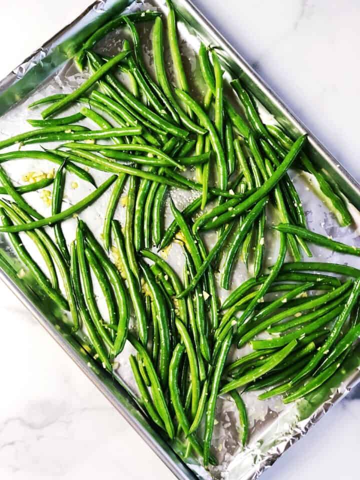 Garlic Roasted Green Beans • Keeping It Simple Blog