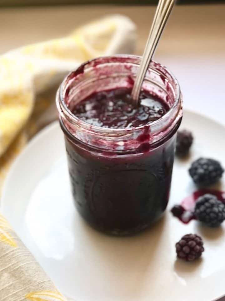 Blackberry Puree (Easy NoCook Recipe) • Keeping It Simple Blog