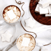 easy homemade marshmallows in hot cocoa