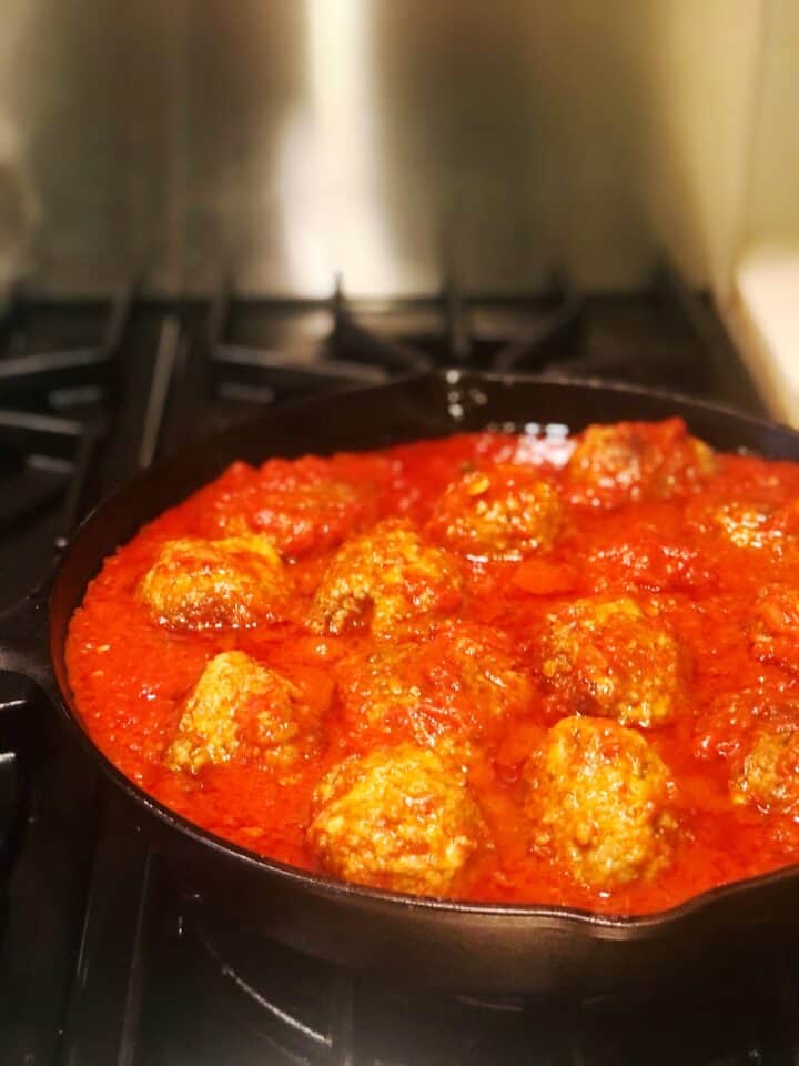 Italian Baked Meatballs (With Pasta) • Keeping It Simple Blog