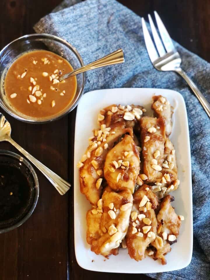 Baked Chicken Satay (without the skewers) • Keeping It Simple Blog