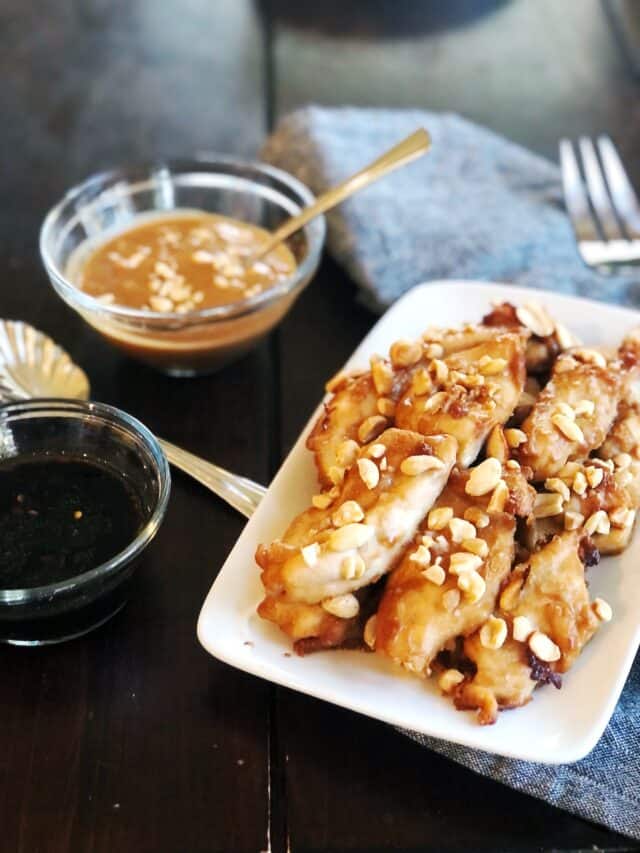 Baked Chicken Satay (without the skewers) • Keeping It Simple Blog